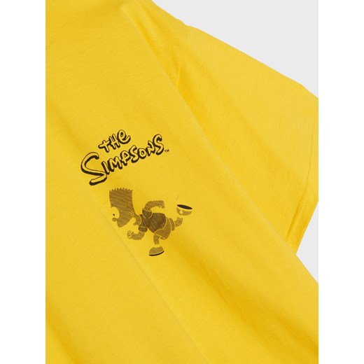 Sinsay - Koszulka The Simpsons - żółty Sinsay 152 Sinsay