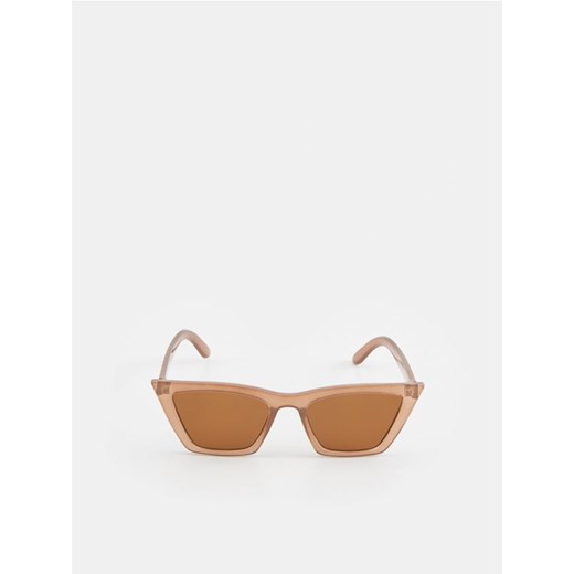 Sinsay - Okulary przeciwsłoneczne - brązowy ze sklepu Sinsay w kategorii Okulary przeciwsłoneczne damskie - zdjęcie 168844983