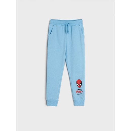 Sinsay - Spodnie dresowe jogger Spiderman - niebieski ze sklepu Sinsay w kategorii Spodnie chłopięce - zdjęcie 168845093