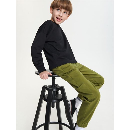Sinsay - Spodnie dresowe - khaki ze sklepu Sinsay w kategorii Spodnie chłopięce - zdjęcie 168845094