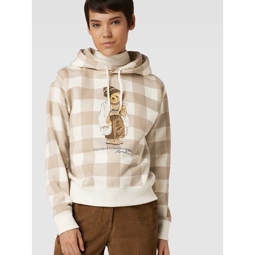 Bluza z kapturem i nadrukiem z motywem i logo model ‘BEAR’ Polo Ralph Lauren S Peek&Cloppenburg 