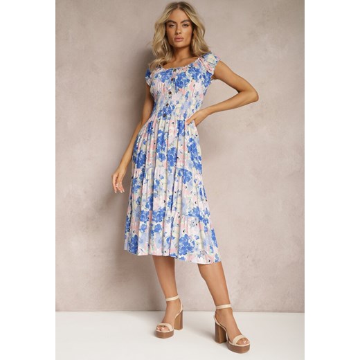 Sukienka Renee casualowa midi rozkloszowana