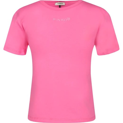 Pinko UP T-shirt JERSEY | Regular Fit ze sklepu Gomez Fashion Store w kategorii Bluzki dziewczęce - zdjęcie 168851223