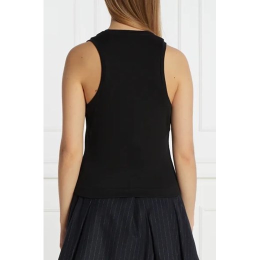 Bluzka damska Juicy Couture czarna z okrągłym dekoltem 