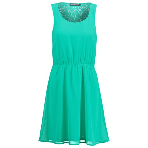 Even&Odd Sukienka letnia green zalando mietowy abstrakcyjne wzory