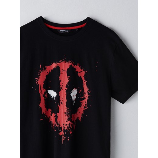 Cropp - Koszulka Deadpool - czarny Cropp L Cropp promocyjna cena
