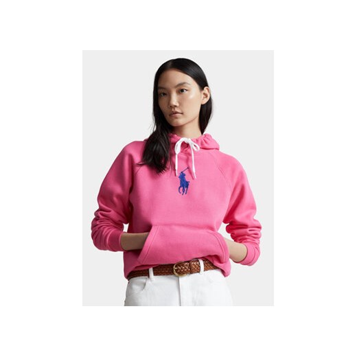 Polo Ralph Lauren Bluza Shrkhdbigpp 211922893006 Różowy Regular Fit ze sklepu MODIVO w kategorii Bluzy damskie - zdjęcie 168855191