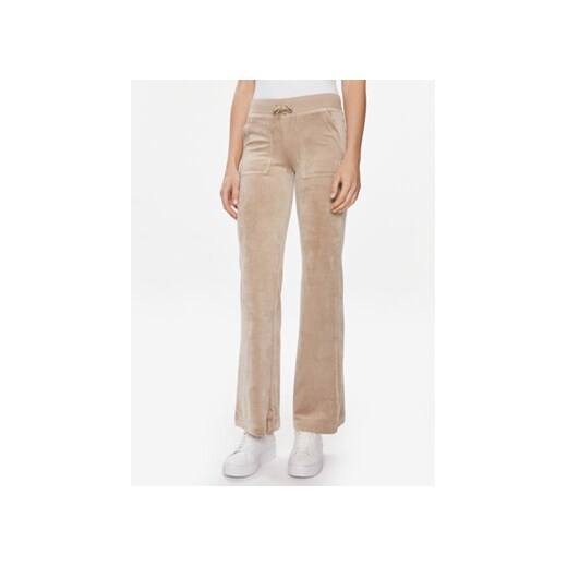 Juicy Couture Spodnie dresowe Layla JCSEBJ001G Brązowy Regular Fit ze sklepu MODIVO w kategorii Spodnie damskie - zdjęcie 168855511