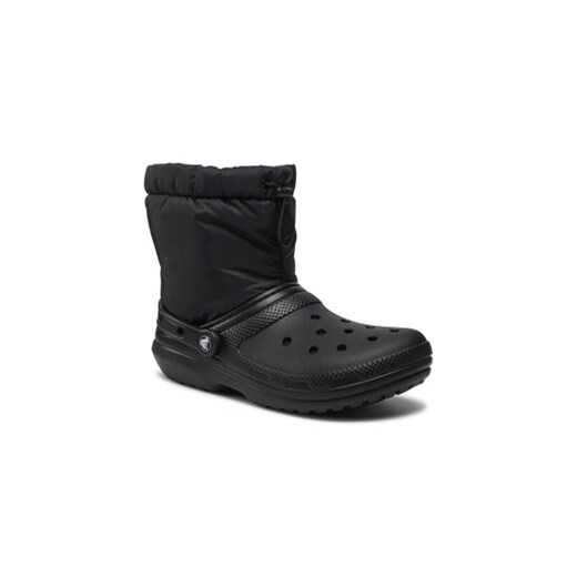 Crocs Kozaki Classic Lined Neo Puff Boot 206630 Czarny Crocs 42_5 wyprzedaż MODIVO