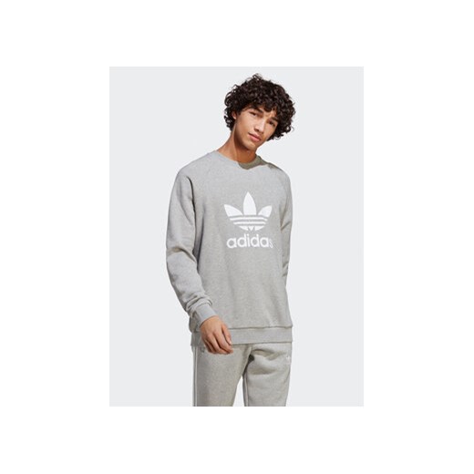 adidas Bluza Adicolor Classics Trefoil Crewneck Sweatshirt IA4857 Szary Regular S MODIVO okazyjna cena