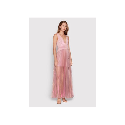 Babylon Sukienka wieczorowa P_S00843 Różowy Regular Fit ze sklepu MODIVO w kategorii Sukienki - zdjęcie 168855914