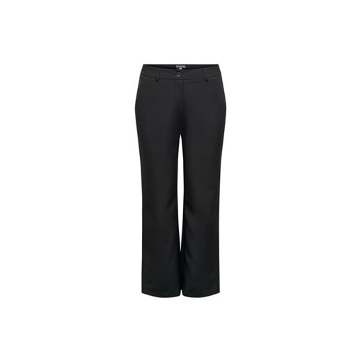 ONLY Carmakoma Spodnie materiałowe 15300118 Czarny Straight Fit 44 promocyjna cena MODIVO