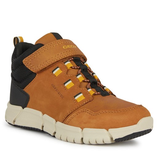 Trzewiki Geox J Flexyper Boy B Abx J949XA 032FU C6F2G S Brown/Dk Yellow Geox 28 eobuwie.pl wyprzedaż