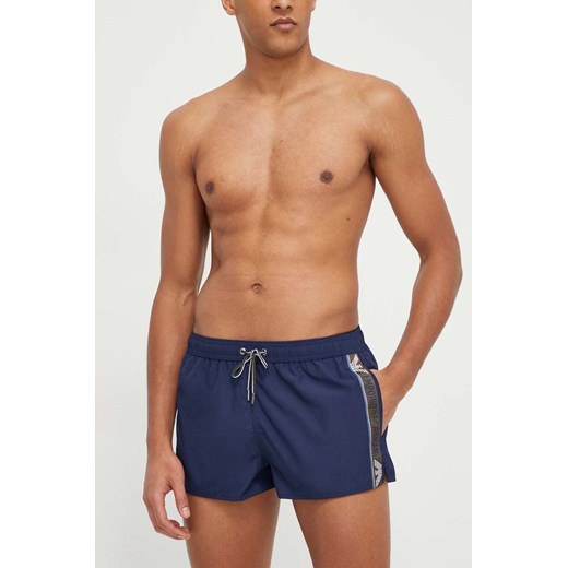 Emporio Armani Underwear szorty kąpielowe kolor granatowy ze sklepu ANSWEAR.com w kategorii Kąpielówki - zdjęcie 168857664