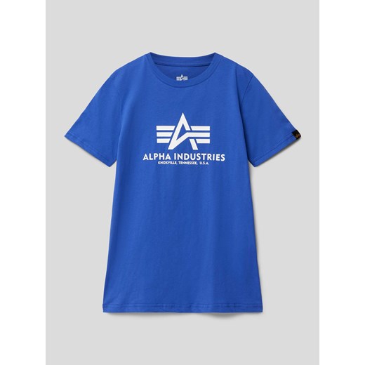 T-shirt z nadrukiem z logo model ‘Basic’ ze sklepu Peek&Cloppenburg  w kategorii T-shirty chłopięce - zdjęcie 168859672