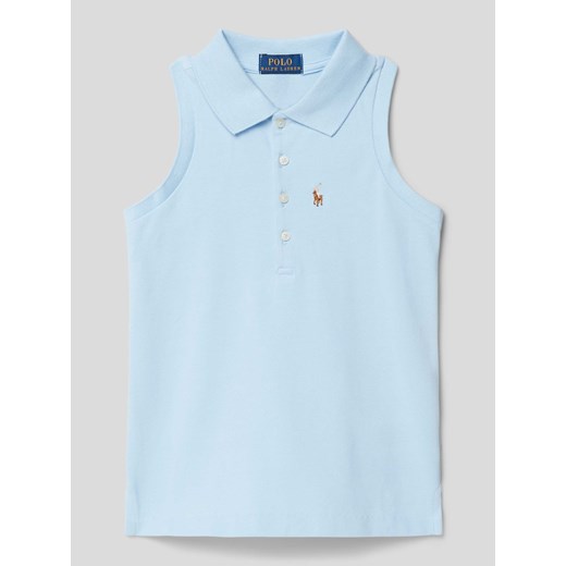 Koszulka polo o kroju regular fit bez rękawów ze sklepu Peek&Cloppenburg  w kategorii Bluzki dziewczęce - zdjęcie 168859963
