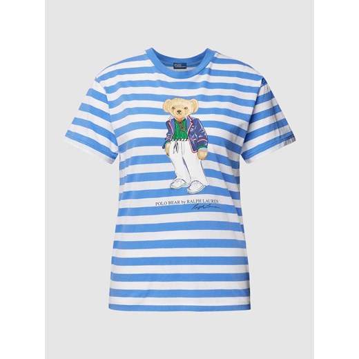 T-shirt z nadrukiem z logo ze sklepu Peek&Cloppenburg  w kategorii Bluzki damskie - zdjęcie 168860052
