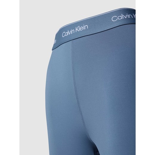 Granatowe spodnie damskie Calvin Klein 