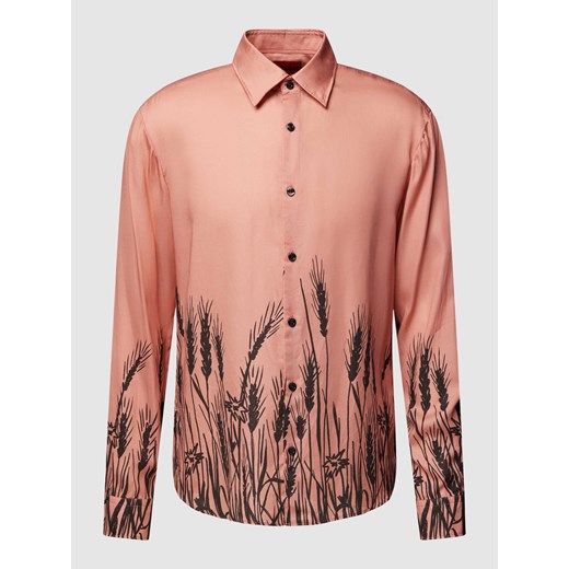 Koszula casualowa o kroju slim fit z nadrukiem z motywem model ‘Ermo’ ze sklepu Peek&Cloppenburg  w kategorii Koszule męskie - zdjęcie 168860093