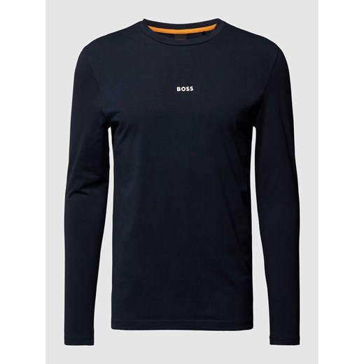 Bluzka z długim rękawem i nadrukiem z logo model ‘Chark’ ze sklepu Peek&Cloppenburg  w kategorii T-shirty męskie - zdjęcie 168860341