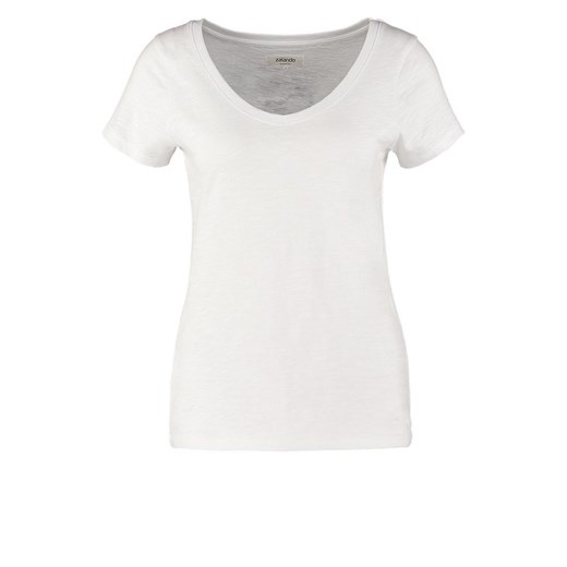 Zalando Essentials Tshirt basic white zalando  abstrakcyjne wzory