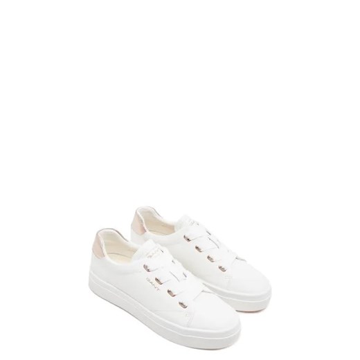 Buty sportowe damskie Gant sneakersy z tworzywa sztucznego białe 
