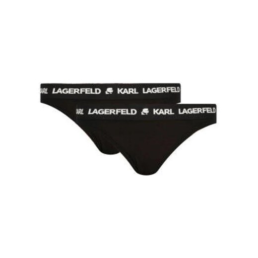 Karl Lagerfeld Stringi 2-pack ze sklepu Gomez Fashion Store w kategorii Majtki damskie - zdjęcie 168926494