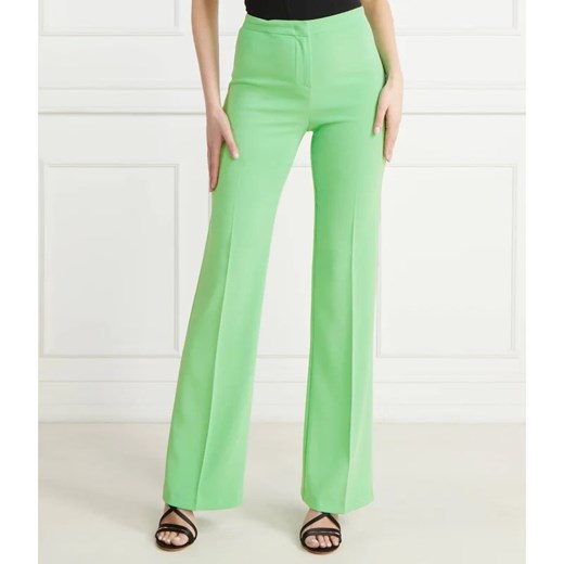Zielone spodnie damskie Pinko 