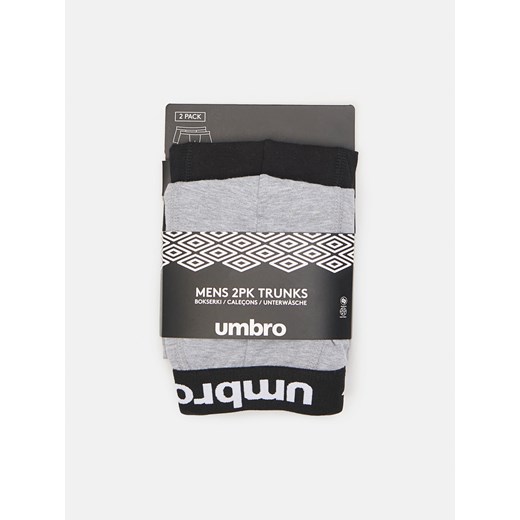 Sinsay - Bokserki Umbro 2 pack - szary Sinsay XL Sinsay okazja