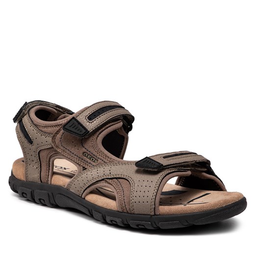 Sandały Geox U S.Strada D U8224D 050AU C0829 Sand/Navy Geox 43 eobuwie.pl