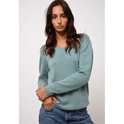 AUTHENTIC CASHMERE Kaszmirowy sweter &quot;Lanfon&quot; w kolorze miętowym ze sklepu Limango Polska w kategorii Swetry damskie - zdjęcie 168937802