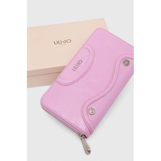 Liu Jo portfel damski kolor różowy Liu Jo ONE ANSWEAR.com