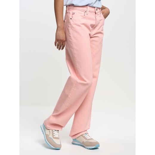 Spodnie jeans damskie różowe Meg 601 ze sklepu Big Star w kategorii Jeansy damskie - zdjęcie 168957433