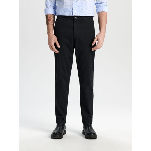 Sinsay - Spodnie chino - czarny ze sklepu Sinsay w kategorii Spodnie męskie - zdjęcie 168958344