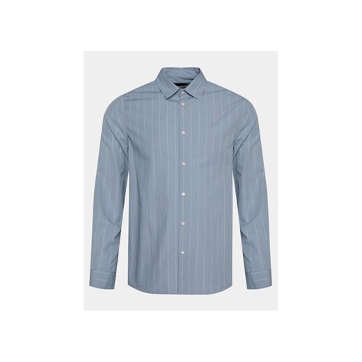 Sisley Koszula 5B8SSQ03A Niebieski Regular Fit ze sklepu MODIVO w kategorii Koszule męskie - zdjęcie 168959790