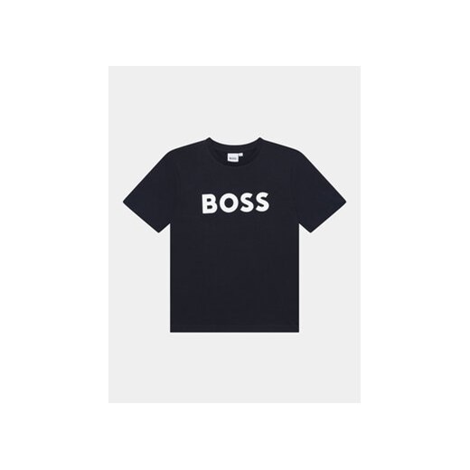 Boss T-Shirt J25P24 D Granatowy Regular Fit ze sklepu MODIVO w kategorii T-shirty chłopięce - zdjęcie 168960143