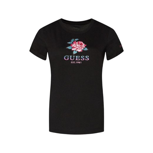 t-shirt damski guess w4ri37 ja914 czarny Guess L Royal Shop