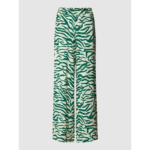 Spodnie materiałowe ze wzorem na całej powierzchni model ‘ALINIA’ ze sklepu Peek&Cloppenburg  w kategorii Spodnie damskie - zdjęcie 168963044