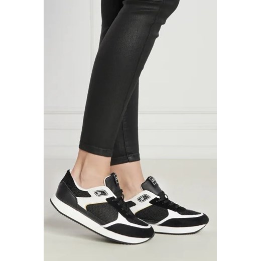 Buty sportowe damskie Tommy Hilfiger sneakersy sznurowane z tkaniny płaskie 