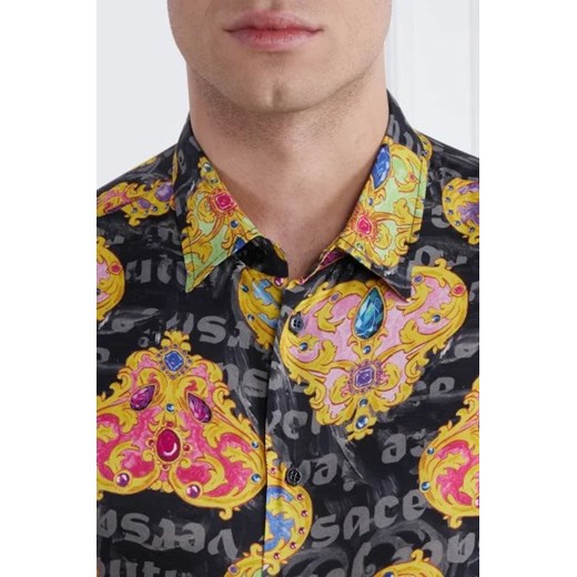 Koszula męska Versace Jeans z klasycznym kołnierzykiem