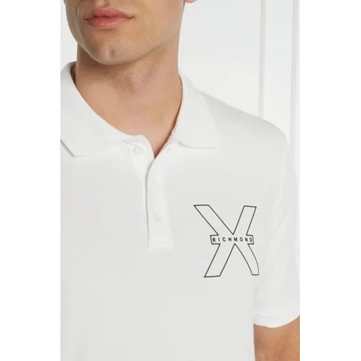 T-shirt męski Richmond X bawełniany z krótkim rękawem