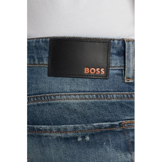 Jeansy męskie BOSS HUGO z elastanu 