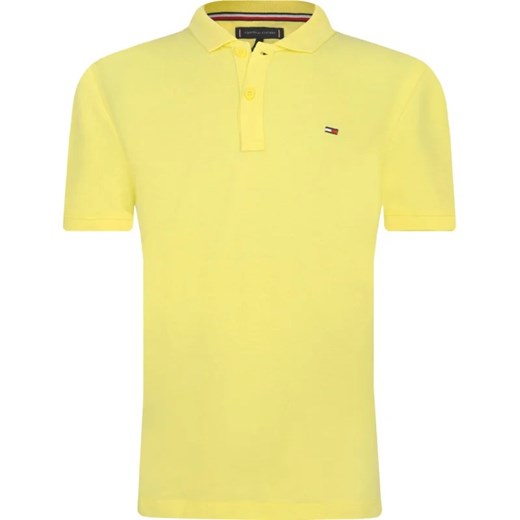 T-shirt chłopięce żółty Tommy Hilfiger z krótkim rękawem 