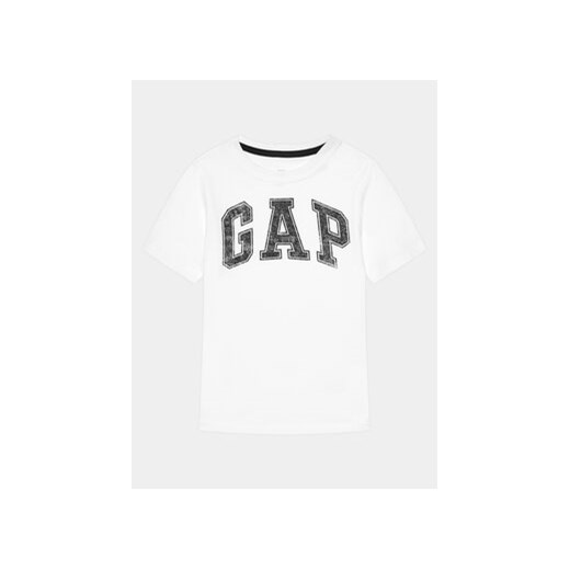 Gap T-Shirt 473269-00 Biały Regular Fit ze sklepu MODIVO w kategorii T-shirty chłopięce - zdjęcie 168973730