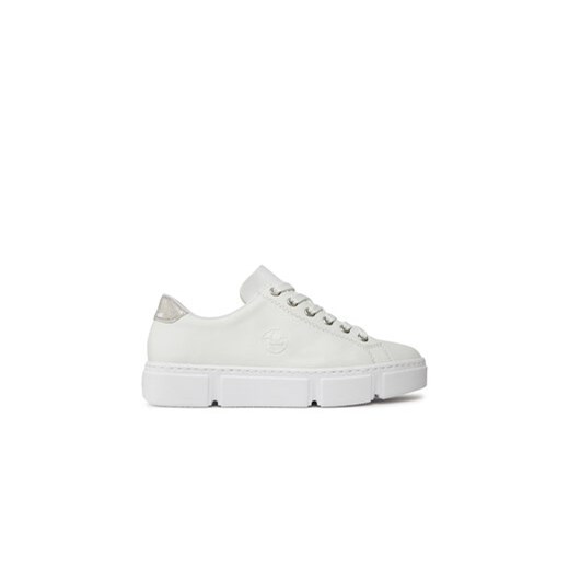 Rieker Sneakersy N59W1-80 Biały ze sklepu MODIVO w kategorii Trampki damskie - zdjęcie 168973823