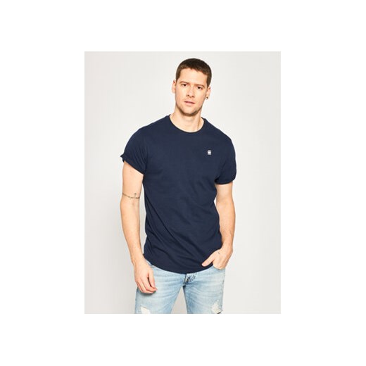 G-Star Raw T-Shirt Lash R T D16396-2653-B111 Granatowy Regular Fit ze sklepu MODIVO w kategorii T-shirty męskie - zdjęcie 168974073