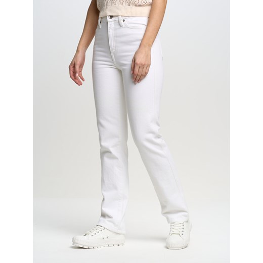 Spodnie damskie białe Winona 101 ze sklepu Big Star w kategorii Spodnie damskie - zdjęcie 168974571