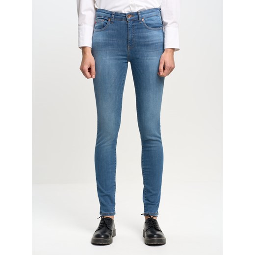 Spodnie jeans damskie zwężane Adela 296 ze sklepu Big Star w kategorii Jeansy damskie - zdjęcie 168974672