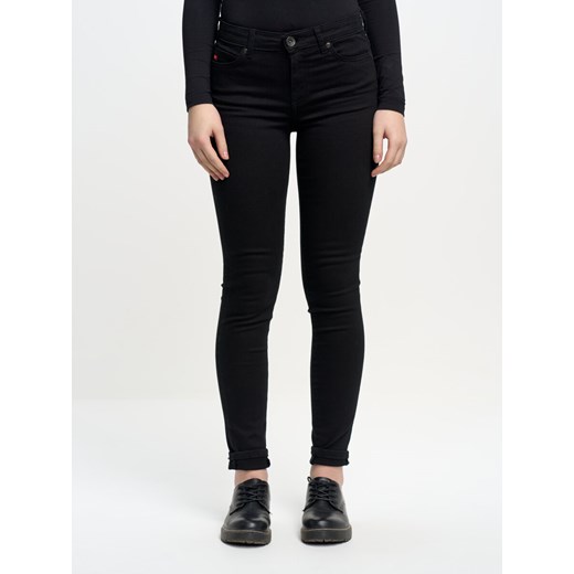 Spodnie jeans damskie zwężane czarne Adela 915 ze sklepu Big Star w kategorii Jeansy damskie - zdjęcie 168974684