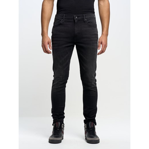 Spodnie jeans męskie czarne Terry Carrot 956 ze sklepu Big Star w kategorii Jeansy męskie - zdjęcie 168974950